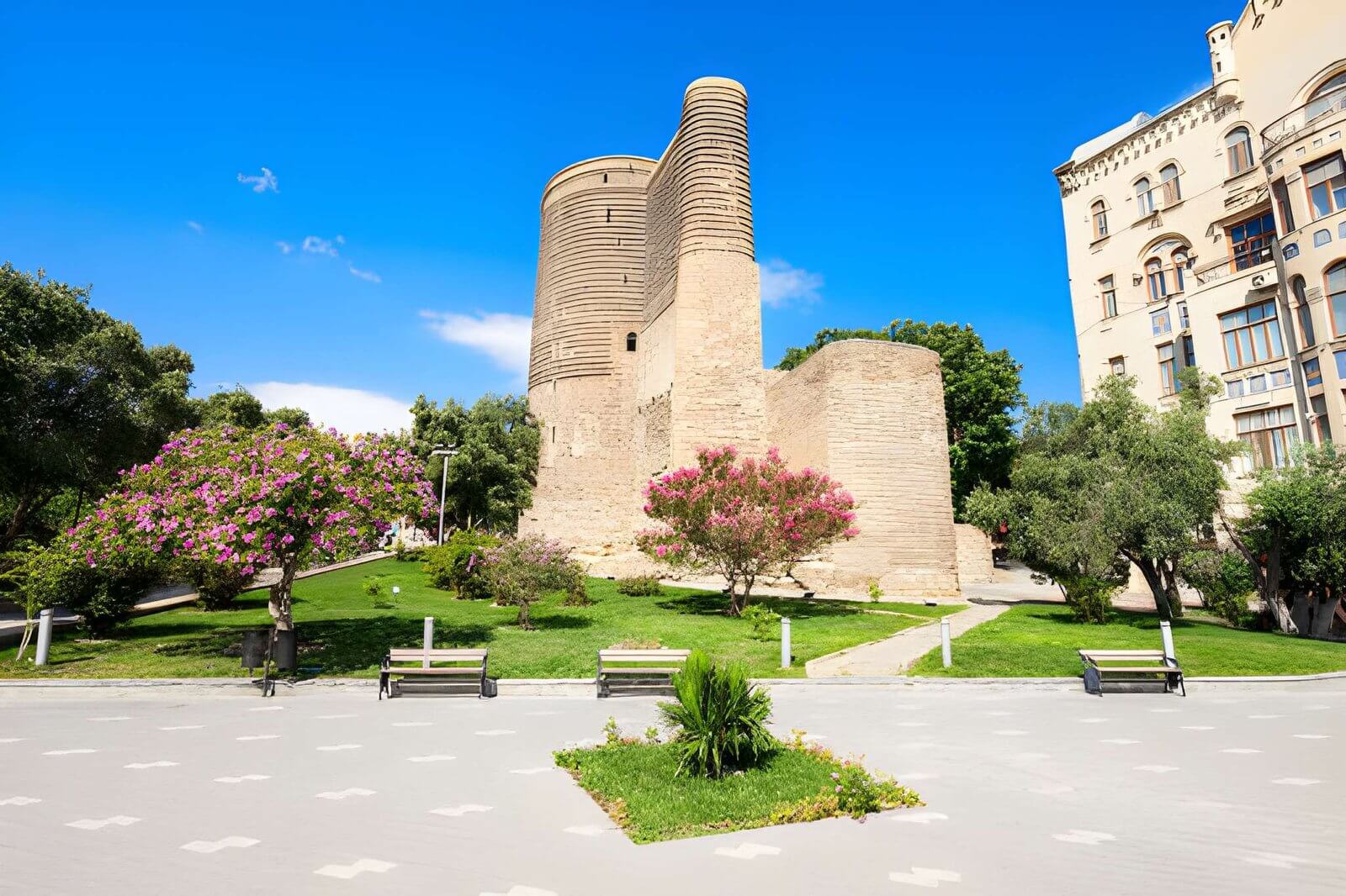 Maiden Tower in Baku city tour